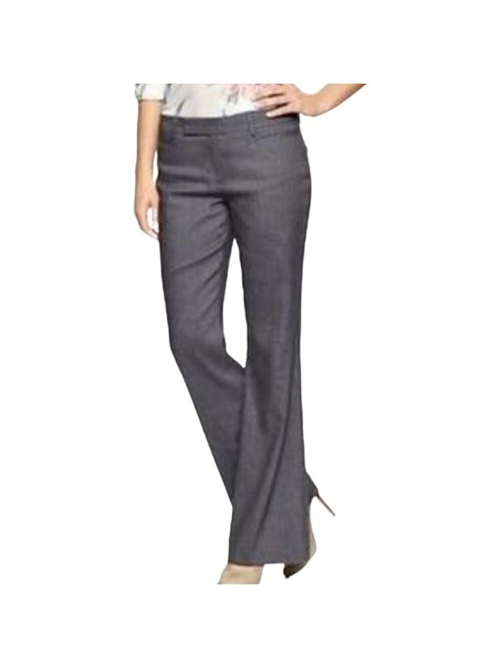NWT GAP Size 4 A/C Short Grey Modern Boot Ankle Career Dress Pants